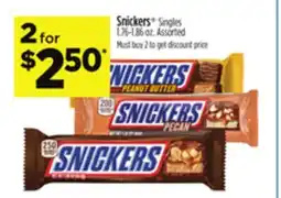 Dollar General Snickers Singles offer