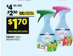 Dollar General Febreze Fabric Refresher offer