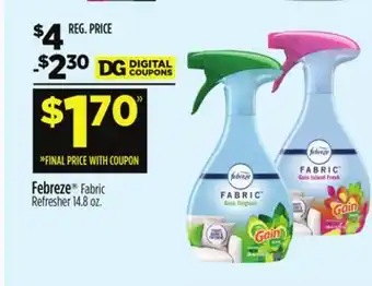 Dollar General Febreze Fabric Refresher offer