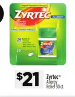 Dollar General Zyrtec Allergy Relief offer