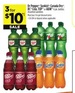 Dollar General Dr Pepper , Sunkist , Canada Dry , RC Cola, 7UP or A&W offer