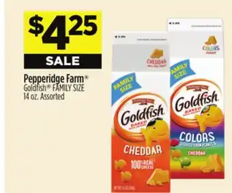 Dollar General Pepperidge Farm Goldfish FAMILY SIZE offer
