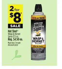 Dollar General Hot Shot Wasp & Hornet Spray offer