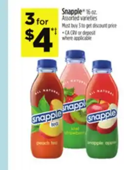 Dollar General Snapple offer