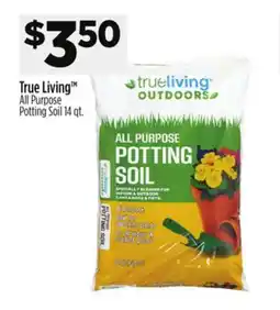 Dollar General True Living All Purpose Potting Soil offer