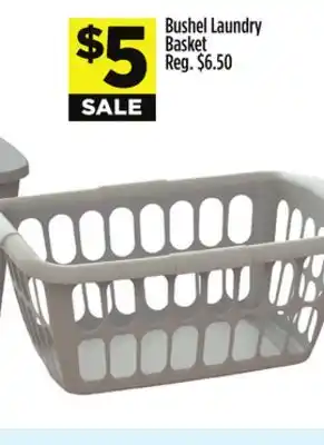 Dollar General Bushel Laundry Basket offer