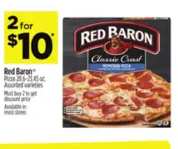 Dollar General Red Baron Pizza offer