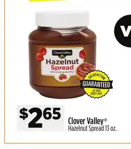 Dollar General Clover Valley Hazelnut Spread offer