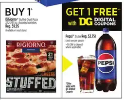 Dollar General DiGiorno Stuffed Crust Pizza offer