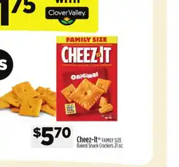 Dollar General Cheez-It FAMILY SIZE Baked Snack Crackers offer