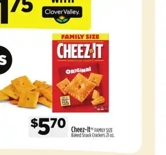 Dollar General Cheez-It FAMILY SIZE Baked Snack Crackers offer