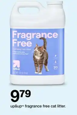 Target up & up fragrance free cat litter offer