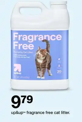 Target up & up fragrance free cat litter offer