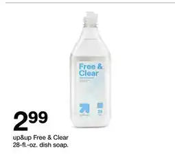 Target up&up Free & Clear offer