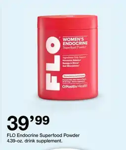 Target FLO Endocrine Superfood Powder 4.39-oz. drink supplement offer