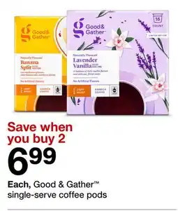Target Good & Gather single-serve coffee pods offer