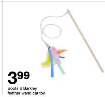 Target Boots & Barkley feather wand offer