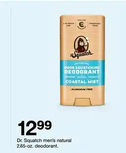 Target Dr. Squatch men's natural-deodorant offer