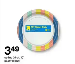 Target up & up paper plates offer