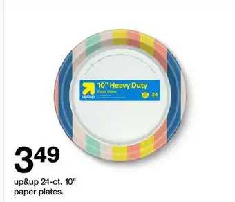 Target up & up paper plates offer