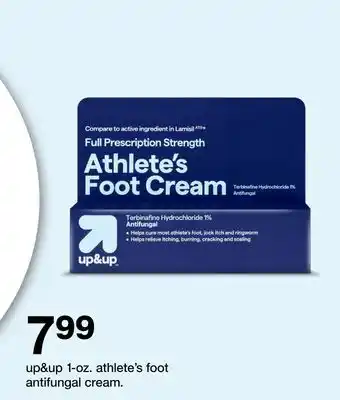 Target Up & up 1-oz. athlete's foot antifungal cream offer