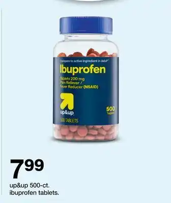 Target Up & up 500-ct. ibuprofen tablets offer