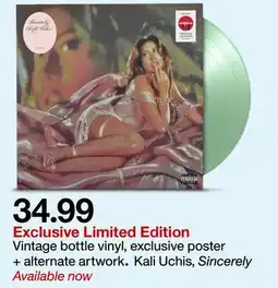 Target Vintage bottle vinyl offer