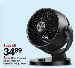 Target Dreo 4-speed whole-room air circulator offer