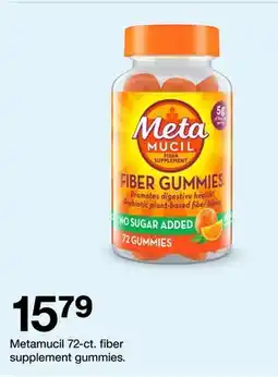 Target Metamucil 72-ct. fiber supplement gummies offer