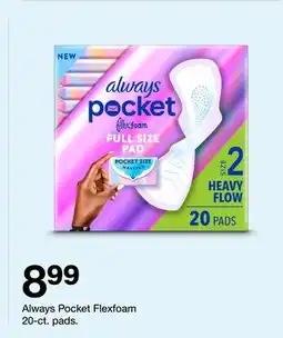 Target Always Pocket Flexfoam 20 - ct. pads offer