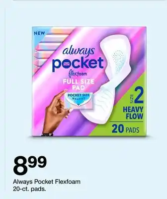 Target Always Pocket Flexfoam 20 - ct. pads offer
