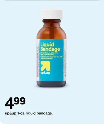 Target up&up 1-oz. liquid bandage offer