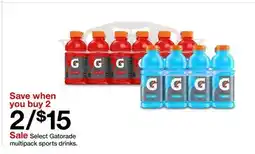 Target Select Gatorade multipack sports drinks offer