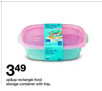 Target up & up rectangle food storage container offer