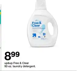 Target up & up Free & Clear 92 - oz. laundry detergent offer