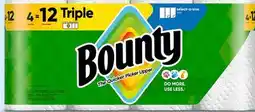 Target Bounty Select-A-Size 4-ct. triple roll paper towels offer