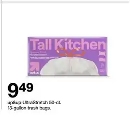 Target up & up UltraStretch 50-ct. 13-gallon trash bags offer