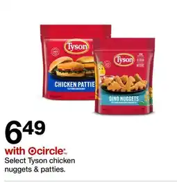 Target Tyson chicken nuggets & patties offer