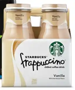 Target Starbucks 4-pk. Frappuccino offer