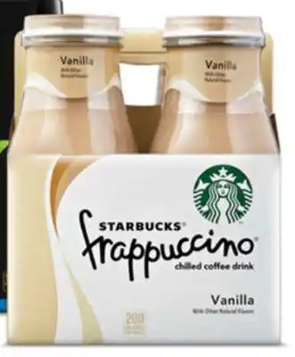 Target Starbucks 4-pk. Frappuccino offer