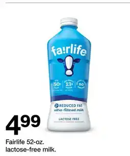 Target Fairlife 52-oz. lactose-free milk offer