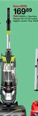Target BISSELL CleanView Allergen Pet Lift-Off corded bagless vacuum offer