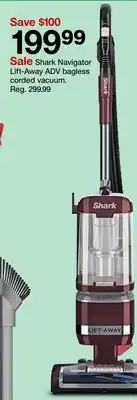 Target Shark Navigator Lift-Away ADV bagless corded vacuum offer