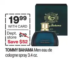 CVS TOMMY BAHAMA Men eau de cologne spray 3.4 oz offer