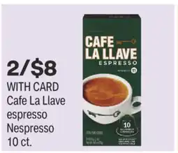 CVS Cafe La Llave espresso Nespresso 10 ct offer