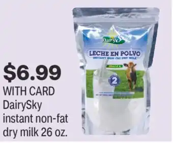 CVS DairySky instant non-fat dry milk 26 oz offer