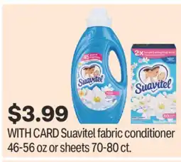 CVS Suavitel fabric conditioner 46-56 oz or sheets 70-80 ct offer
