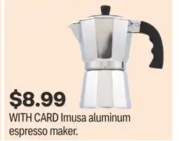 CVS Imusa aluminum espresso maker offer
