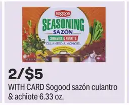 CVS Sogood sazón culantro & achiote 6.33 oz offer