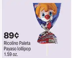 CVS Ricolino Paleta Payaso lollipop offer